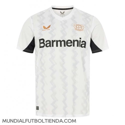 Camiseta Bayer Leverkusen Segunda Equipación Replica 2024-25 mangas cortas